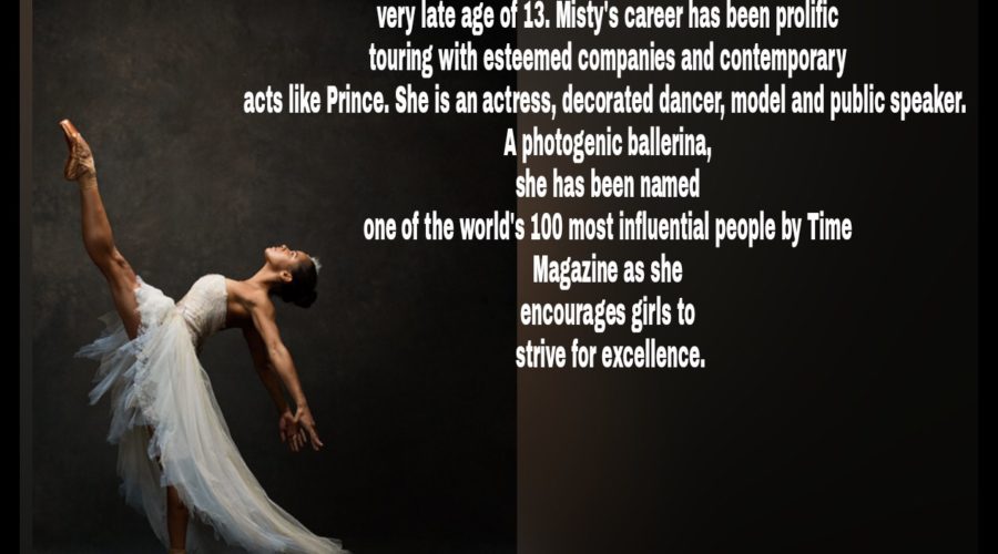 Black History Month; Trailblazer, Inspirational Human: Misty Copeland.