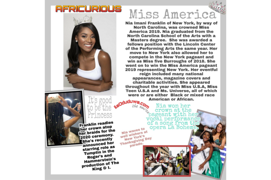 Miss America 2019 Nia Imani