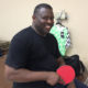 Coach Ray at Nigerian American Table Tennis Development Center Balling.